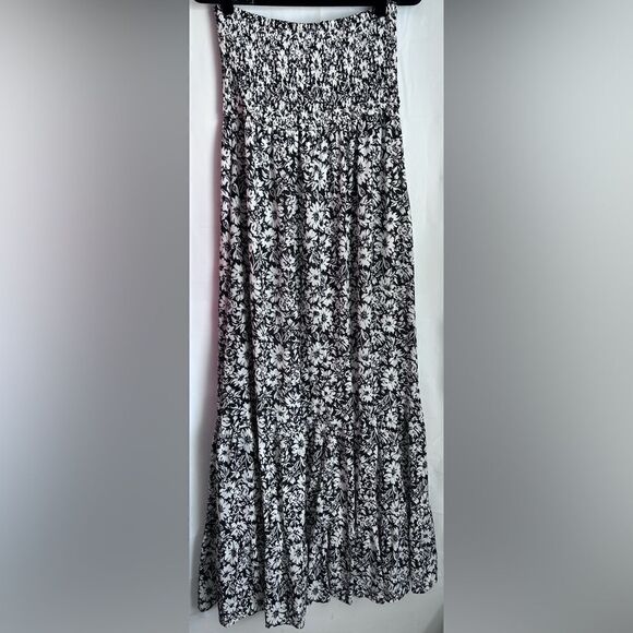 NWT Sweet Lovely by Jen “Hanging with the Girls” B&W Strapless Maxi Dress-Size M - Picture 8 of 11